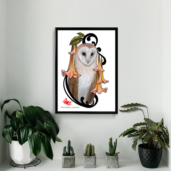 'Owl' Print