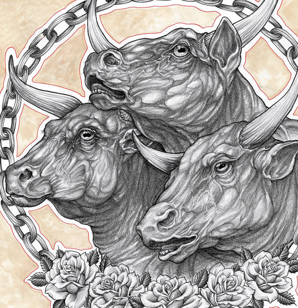'Bulls On Parade' Print