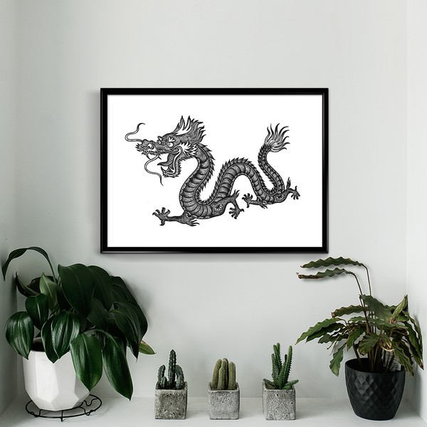 'Chinese Dragon' Print