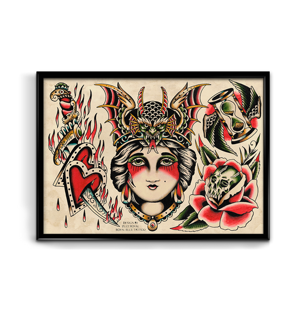 'Demon Lady' Print