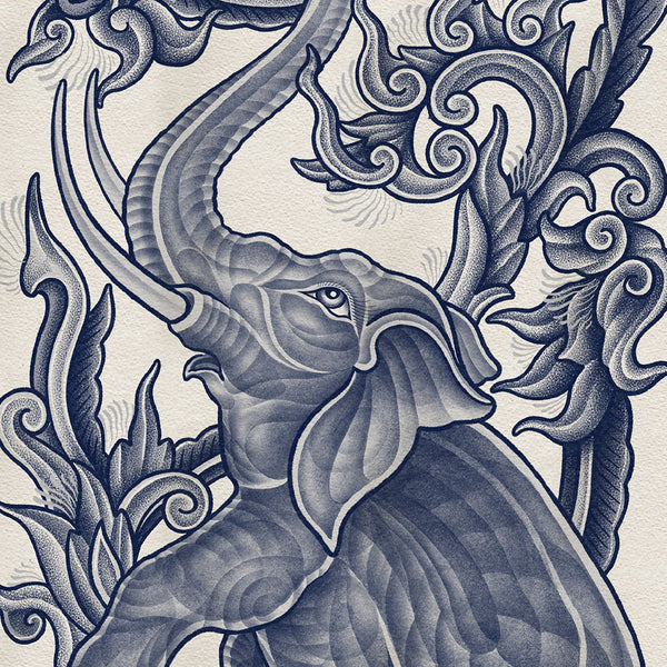 'Thai Elephant' Print