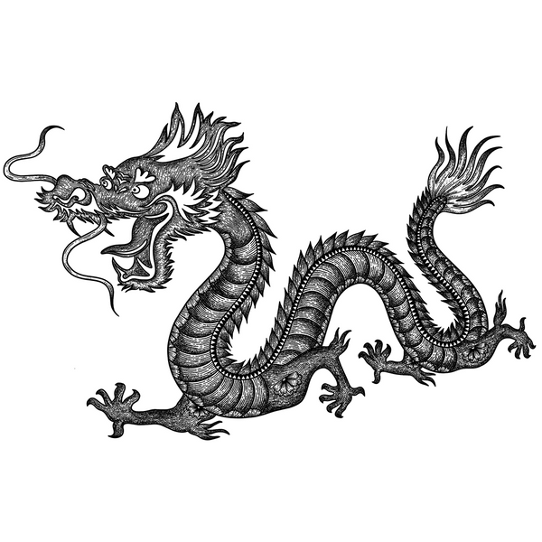 'Chinese Dragon' Print