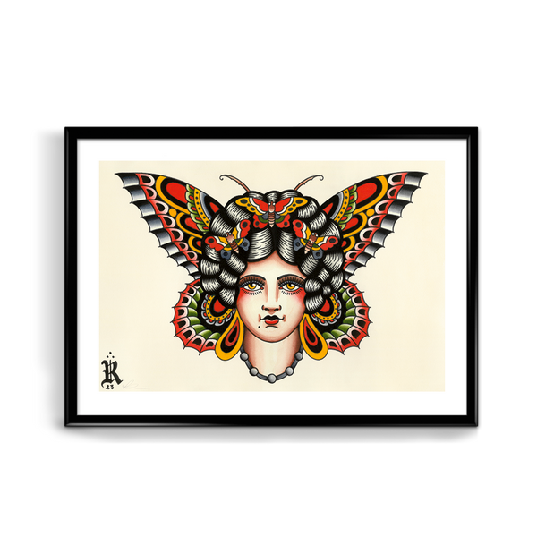 'Butterfly Girl' Print