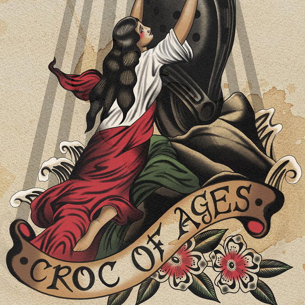 'Croc of The Ages' Print