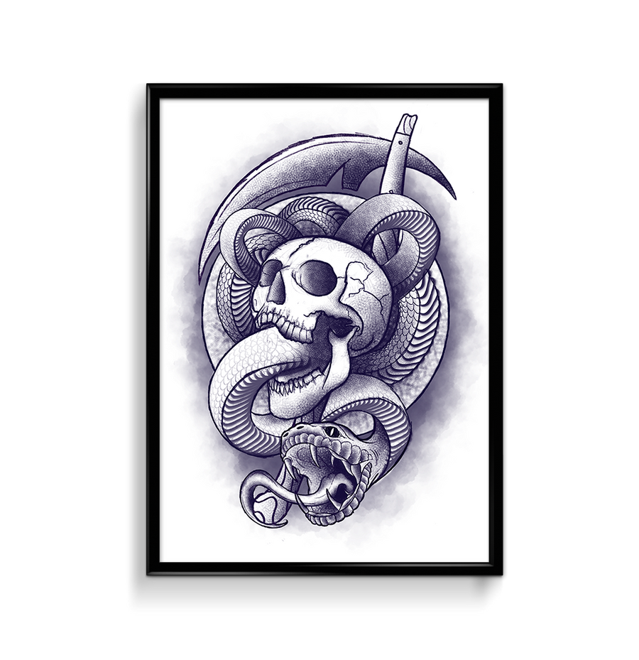 Few & Far Co. Premium Tattoo Prints