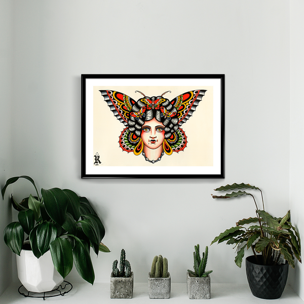 'Butterfly Girl' Print