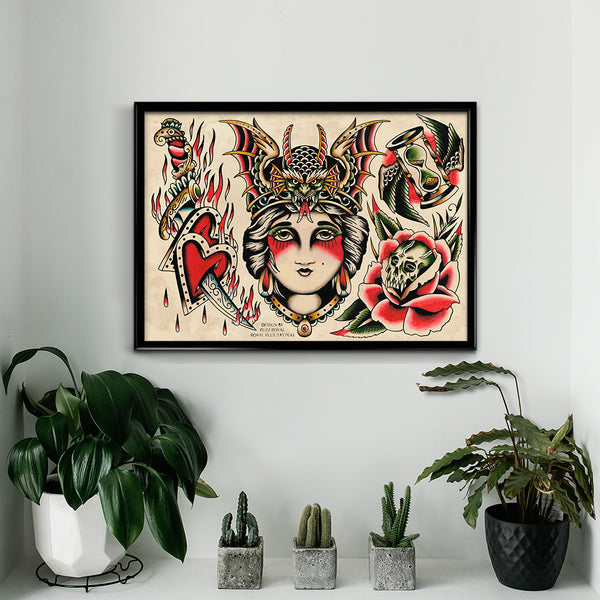 'Demon Lady' Print