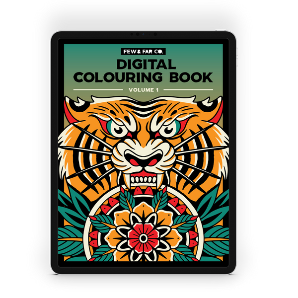 Digital Colouring Book Vol. 1