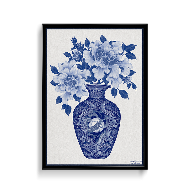 'Peony Vase' Print