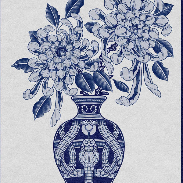 'Serpent Vase' Print