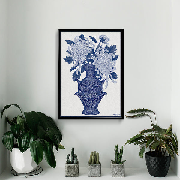 'Chrysanthemum Vase' Print